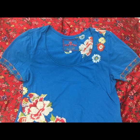 JOHNNY WAS blouse size L perfect condition - Picture 3 of 8